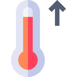 High temperatures icon