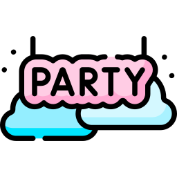 Sleepover party icon