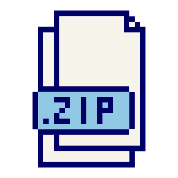 archivio zip icona