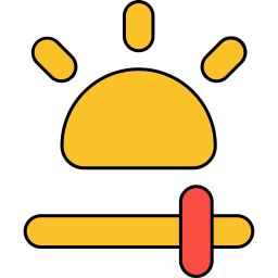 Brightness control icon