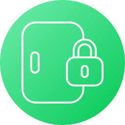 Door lock icon