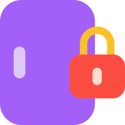 Door lock icon