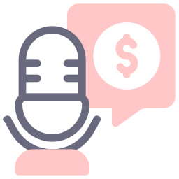 Business podcast icon
