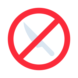 Нет ножа иконка