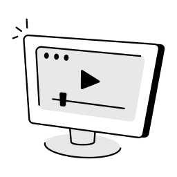 streaming vidéo Icône