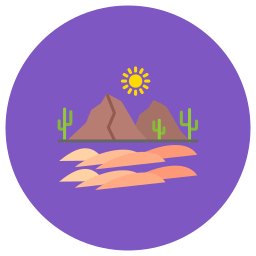 deserto Ícone