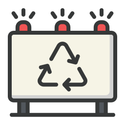 recycle teken icoon