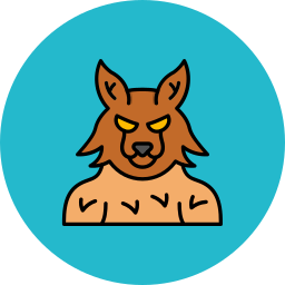 hombre-lobo icono