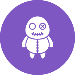 Voodoo doll icon