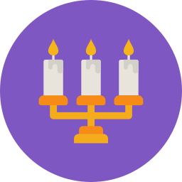 Candle stand icon