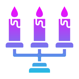 supporto per candele icona