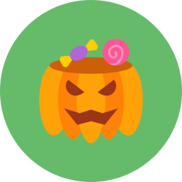 halloweenowy cukierek ikona
