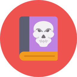 Halloween book icon