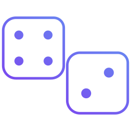 Dice game icon