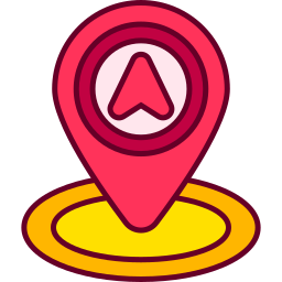 kaartnavigatie icoon