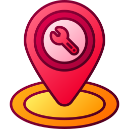locatie onderhoud icoon