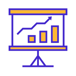 Presentation board icon