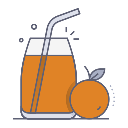 Healthy juice icon