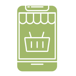Mobile shop icon