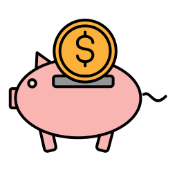 Piggy bank icon