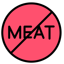 geen vlees icoon
