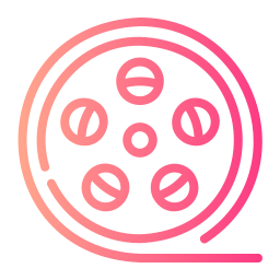 Movie reel icon