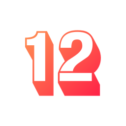 numer 12 ikona