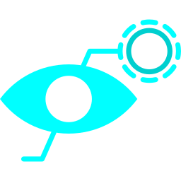 Bionic contact lens icon