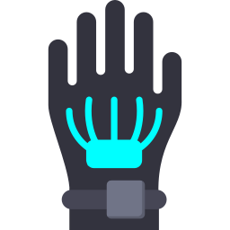 bekabelde handschoenen icoon
