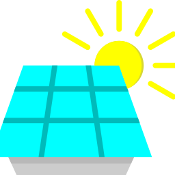 Solar panel icon