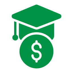 Cost of education icon