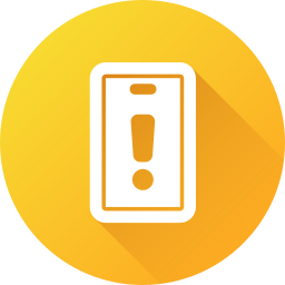 Warning sign icon