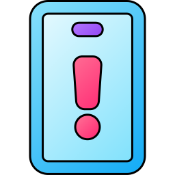 Warning sign icon