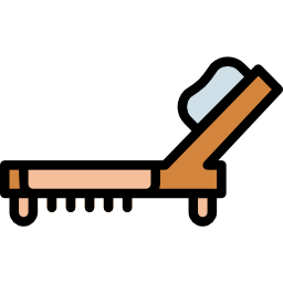 Deck chair icon