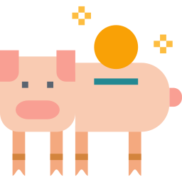 Piggy bank icon