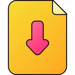 descarga de archivos icono
