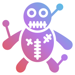 Voodoo doll icon