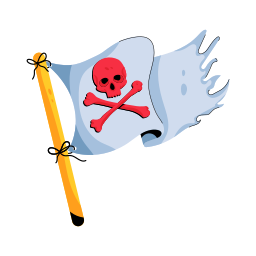 bandeira pirata Ícone