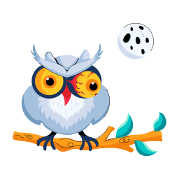Owl bird icon