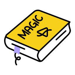 livre de magie Icône