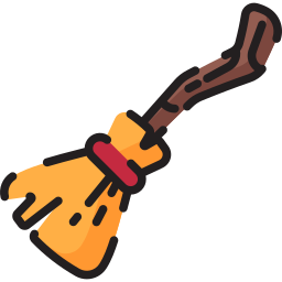 Witch broom icon