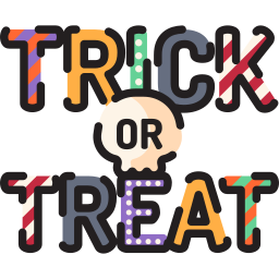 Trick or treat icon