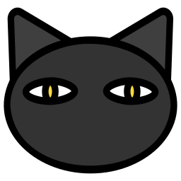 Black cat icon