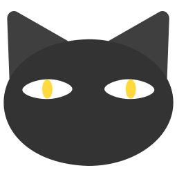 Black cat icon