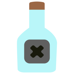 Poison bottle icon