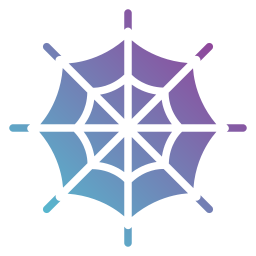 Spider web icon