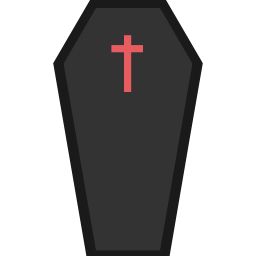 croce della bara icona
