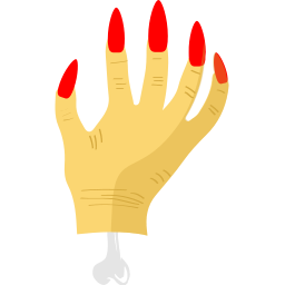 gróbowa ręka ikona