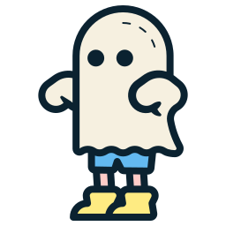 Ghost costume icon