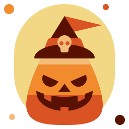 Candy corn icon